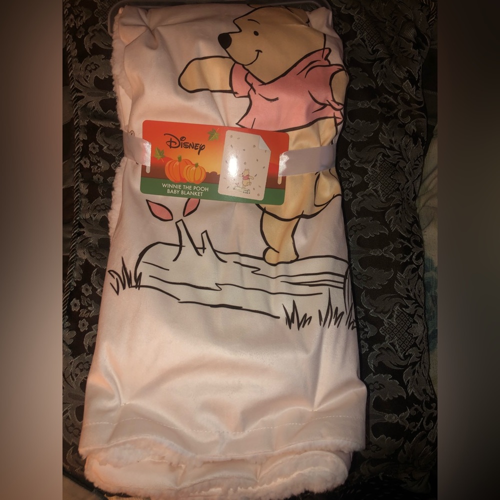 Winnie the Pooh Fall Baby Blanket